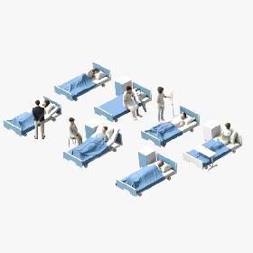 Medical People 06(Bed) 3D